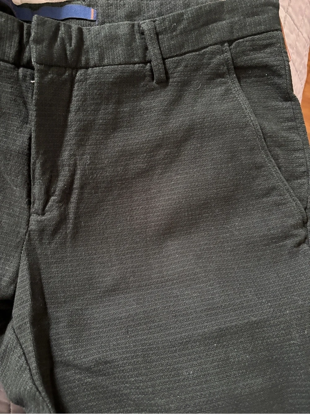 AT. P. Co Dan Men's Dark Slim high end textured Chinos size 50 34 x30